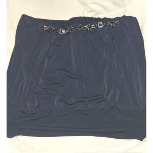 Sleeveless Top Beaded Embellished Party Clubbing‎ Going Out Top Size Unknown